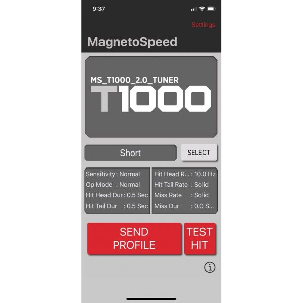 MagnetoSpeed T1000 Gen II Target Hit Indicator